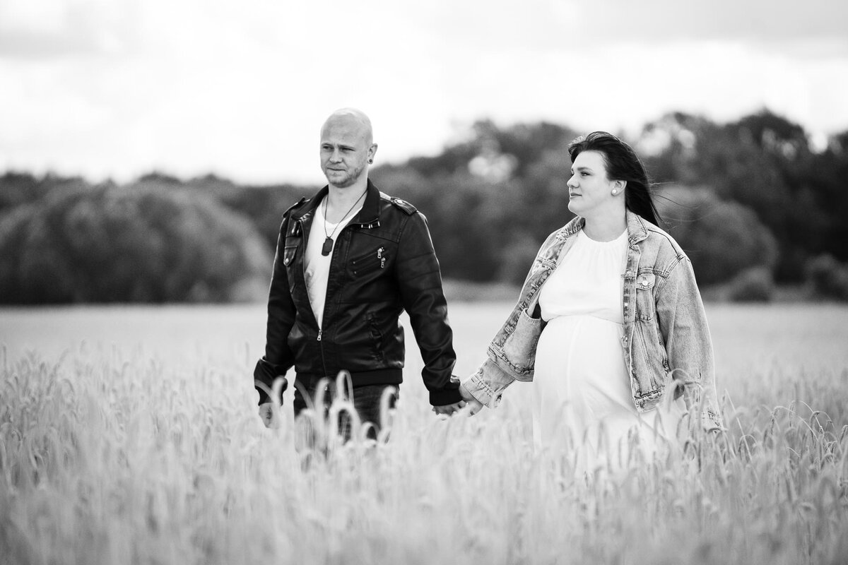 Lotte und Manu Babybauch - Portrait